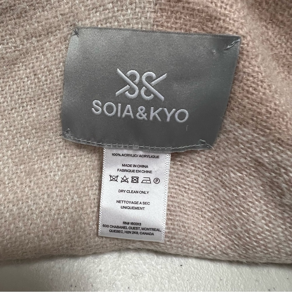 Soia & Kyo Colorblock Open Cardigan / Shawl - Picture 6 of 11
